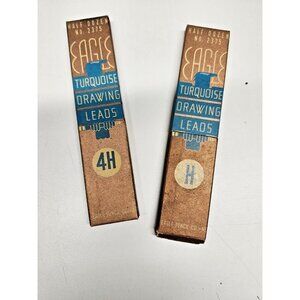 NIB Vintage Eagle Turquoise Drawing Pencil Leads 4H, H Unused No. 2375 New